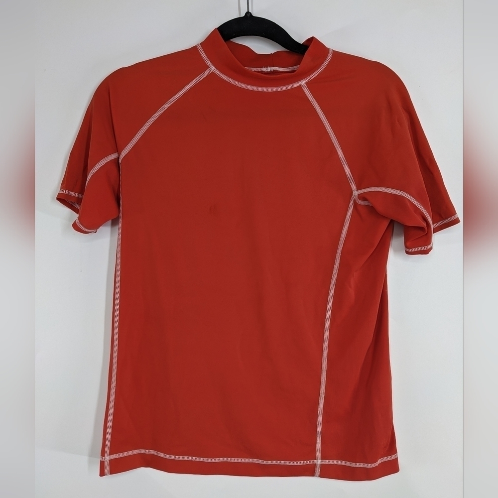 Boys LANDS END Short Sleeve Rashgauard